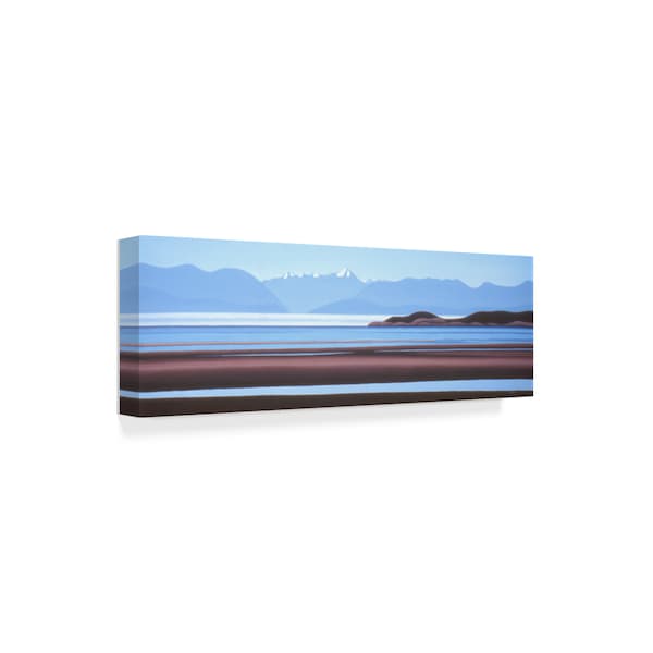 Ron Parker 'Fog Bank' Canvas Art,6x19